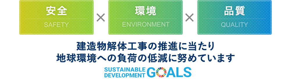 事前調査を確実に、より安全な施工方法をご提案。ひとりひとりの意識と協調性を高める取り組みを徹底